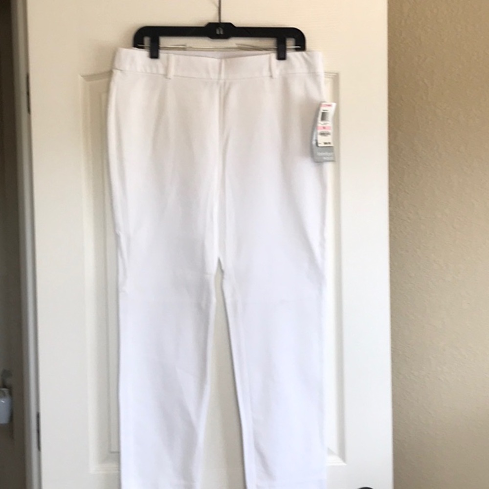 Alfani white ankle pants